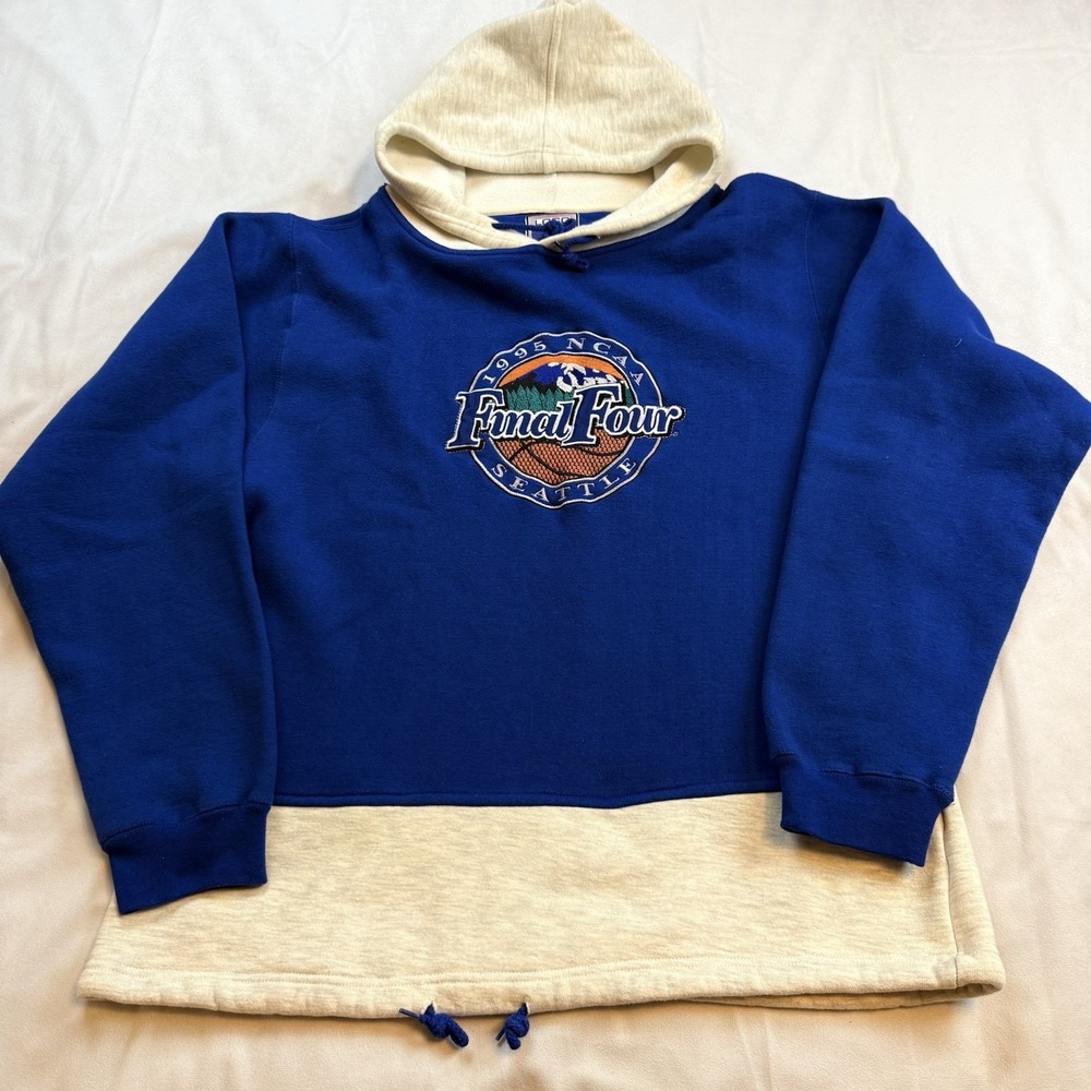 1995 NCAA Final Four‎ Seattle Hoodie Size Large Logo 7 Brand